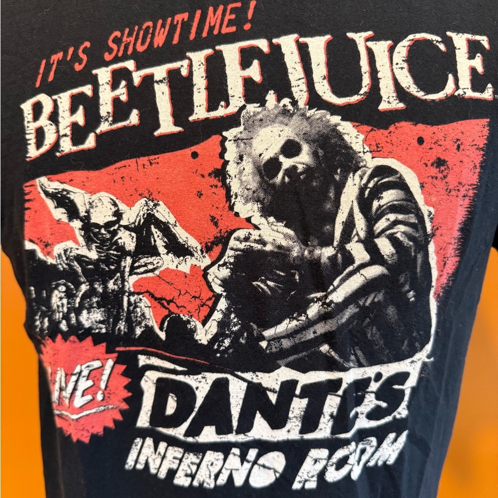 Black Beetlejuice Graphic T-Shirt - Picture 2 of 3